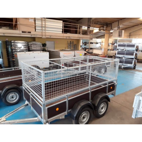 Support de bâche pour rehausses grillagées VDM bois et alu