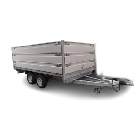 TRIBENNE 301/185/30 + 2 RIDELLES 3500 kg - HENRA