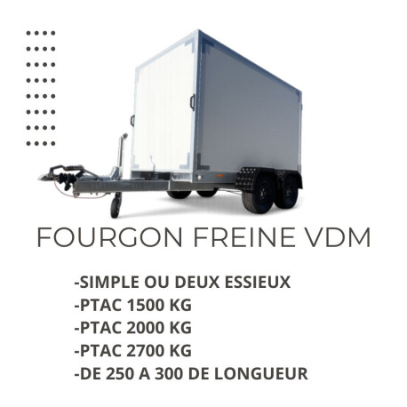 FOURGON - FREINE - VDM - A PARTIR DE