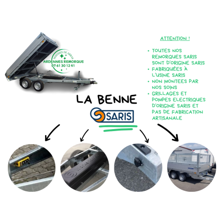 BENNE 306/170/90 2700 kg - SARIS