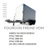 FOURGON - FREINE - VDM - A PARTIR DE